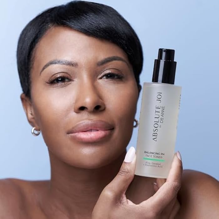 AbsoluteJOI Balancing pH Face Toner, Alcohol-Free Hydrating Toner with Aloe Vera, Oat, & Hyaluronic Acid - Fragrance-Free Skincare for Sensitive Skin | 200ml Bottle - Image 2