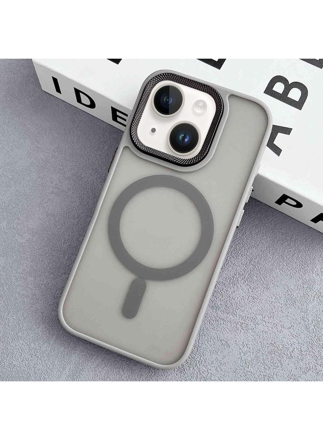 Zaboon Case For iPhone 13 Diamond Lens Frame PC Hybrid TPU MagSafe Phone Case - Image 1