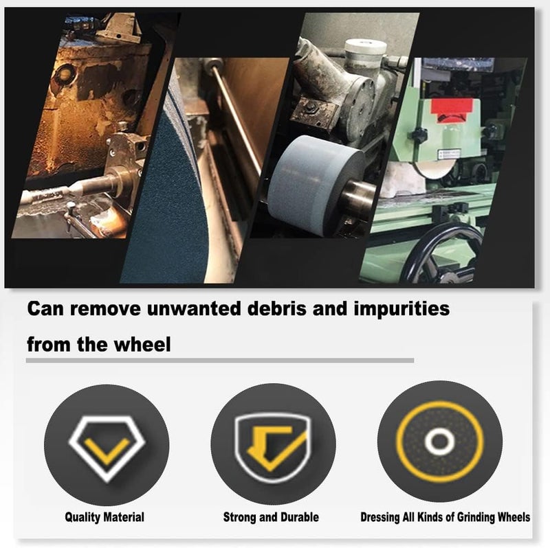 Utoolmart Diamond Grinding Wheel Dresser 8mm X 50mm Single Point Dressing Tool for Truing Deburring 1Pcs - Image 5