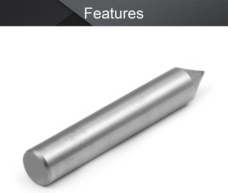 Utoolmart Diamond Grinding Wheel Dresser 8mm X 50mm Single Point Dressing Tool for Truing Deburring 1Pcs - Image 3