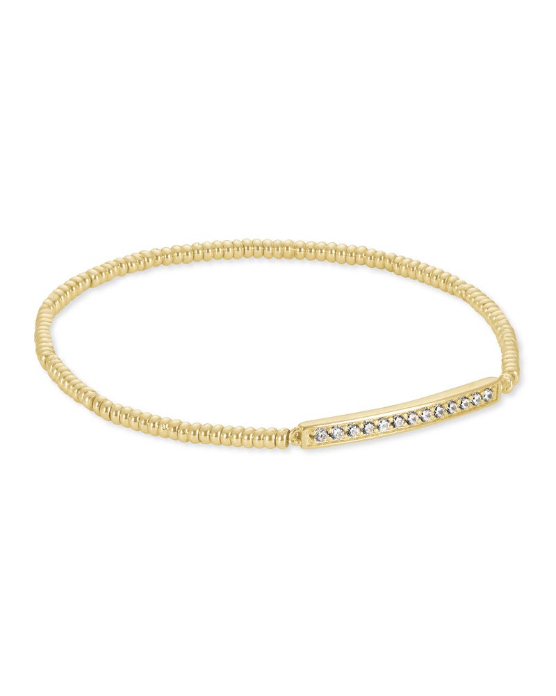 Kendra Scott Addison Stretch Bracelet in 14k Gold-Plated Brass, Fashion Jewelry for Women - Image 1
