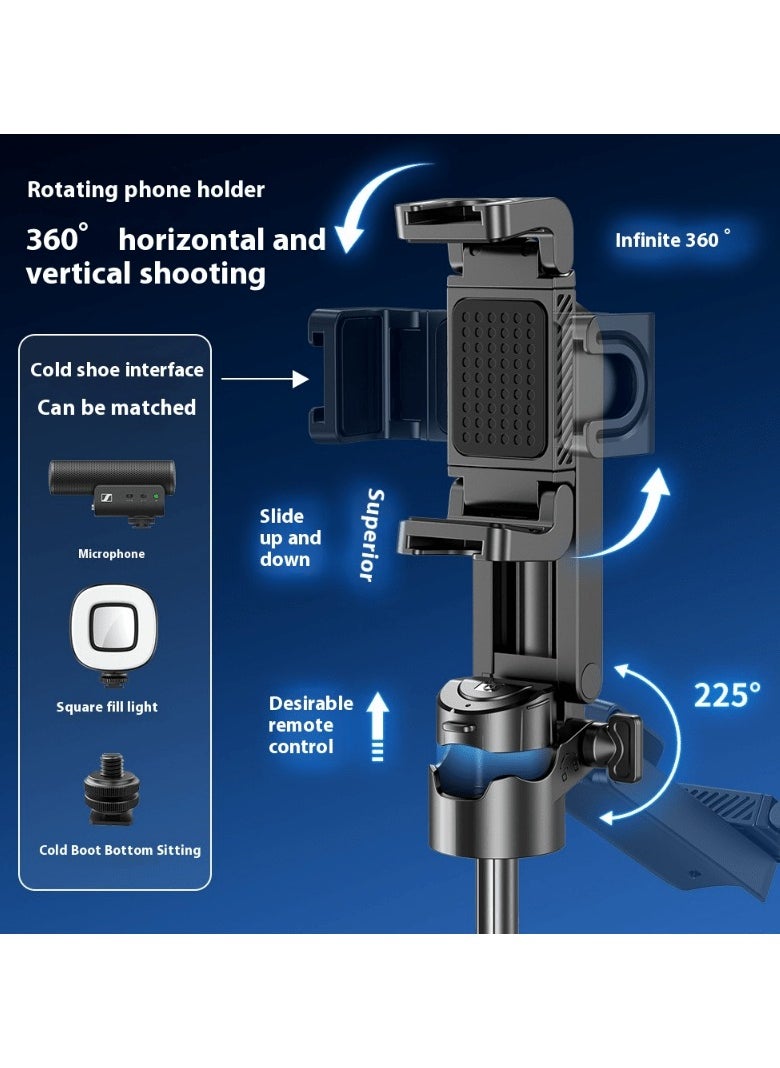 Jubilin 16‘’Selfie Stick Tripod , Extendable Aluminum Tripod with Rechargeable Bluetooth Remote, Compatible with iPhone and Android Smartphones, Perfect for Travel, Vlog, Video and Photo  - Image 5