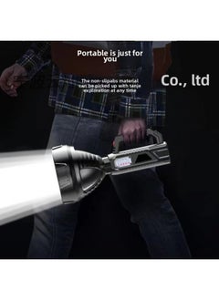 Generic Led Flashlight Strong Light Outdoor Rechargeable Super Bright Multifunctional Household Searchlight Portable Work Light-Product Specifications:Portable Lamp + Data Cable + Color Box  - Image 4