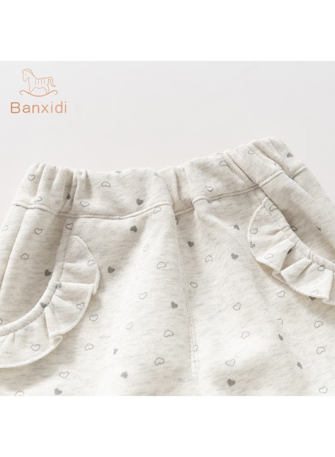 Benhedi Banxidi Girls' Pants Spring And Autumn  New Stylish Baby Sweatpants Kids Jogger Pants Spring Children's Casual Trousers - Image 2