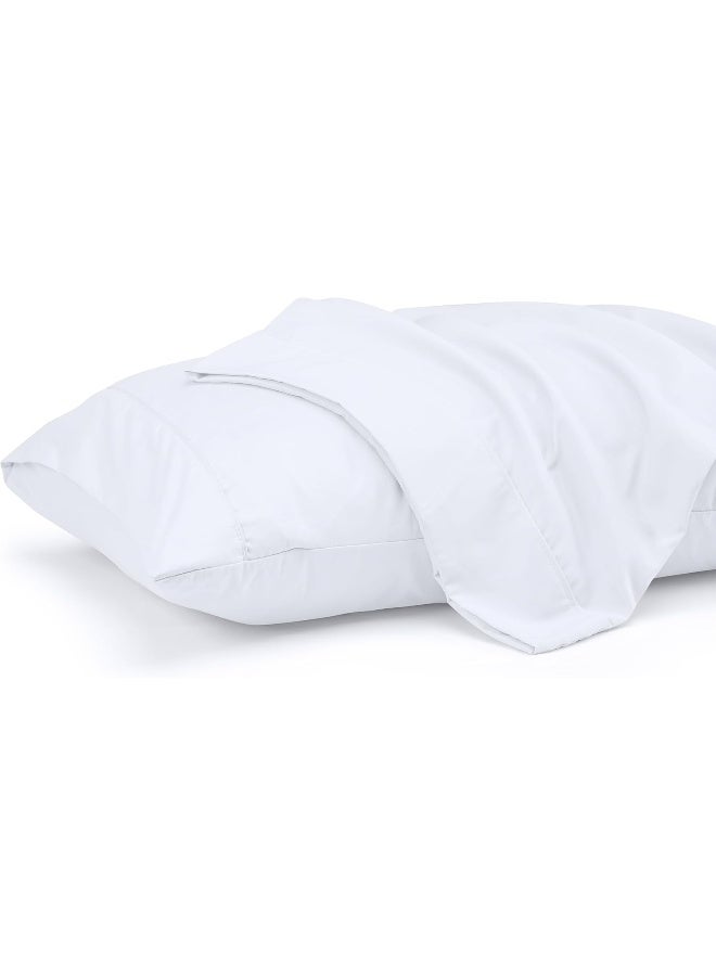 Utopia Bedding Queen Pillow Cases - 2 Pack - Envelope Closure - Soft Brushed Microfiber Fabric - Shrinkage and Fade Resistant Pillow Covers 20 X 30 Inches (Queen, White) - Image 1