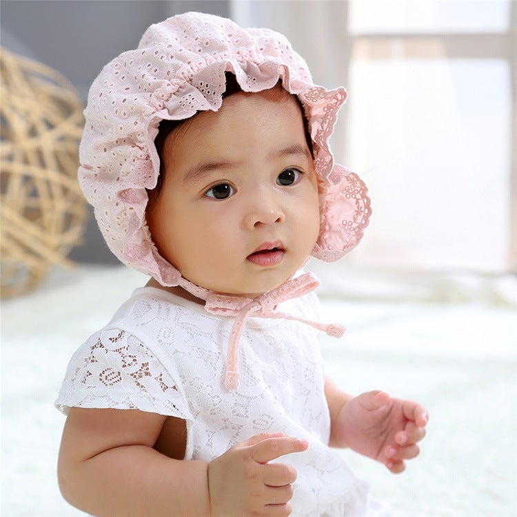 Children'S Summer Korean Style New Children'S Western Style Thin Sunshade Princess Cap Super Cute Baby Baby Hat Trendy - Image 1