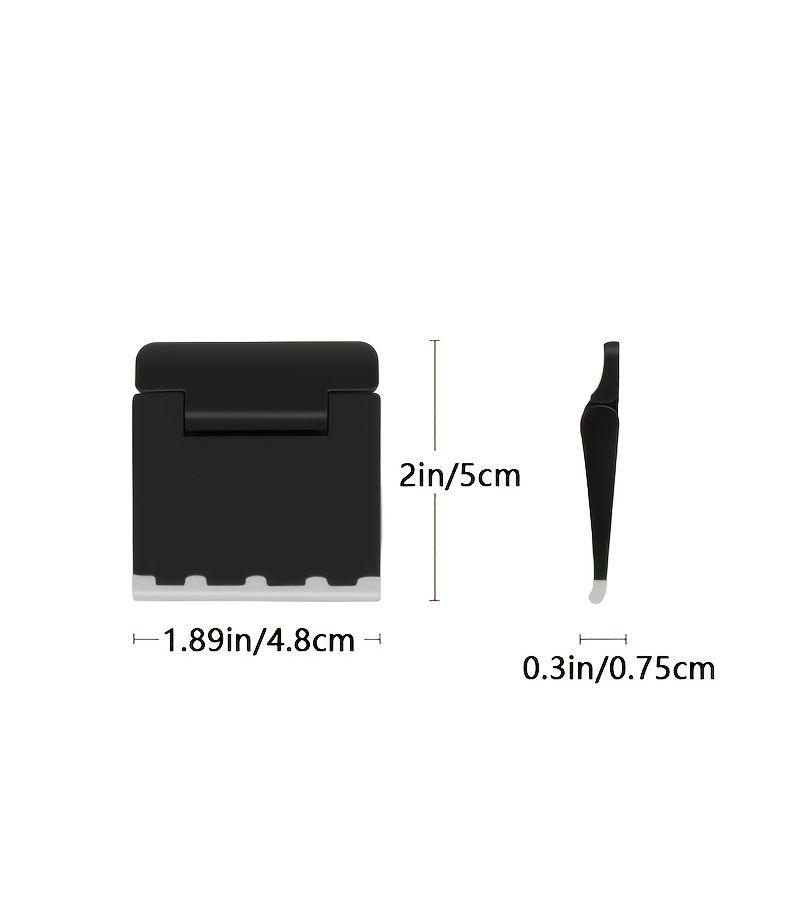 White Portable Laptop Cooling Stand 2 Pack Foldable Adjustable for Office Travel - Image 2