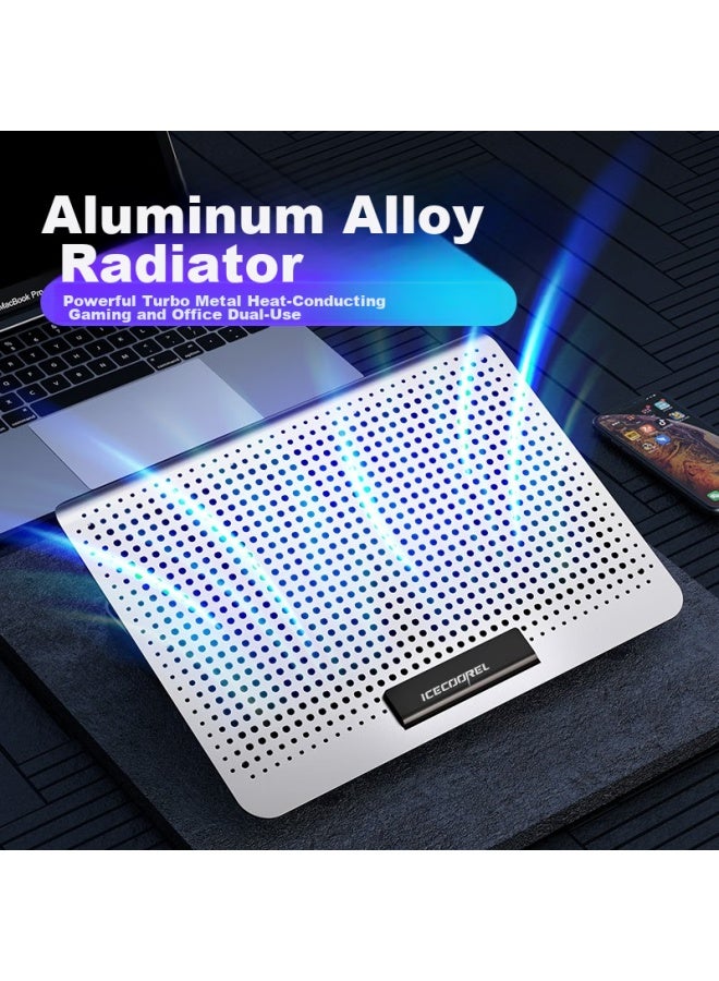 ICE COOREL Kuorui Bingzun D18 Laptop Cooling Pad, Aluminum Alloy Stand, Adjustable Height Laptop Stand, Cooling Pad For Huawei, Lenovo, Thinkpad, Asus, And Other Laptops - Image 3