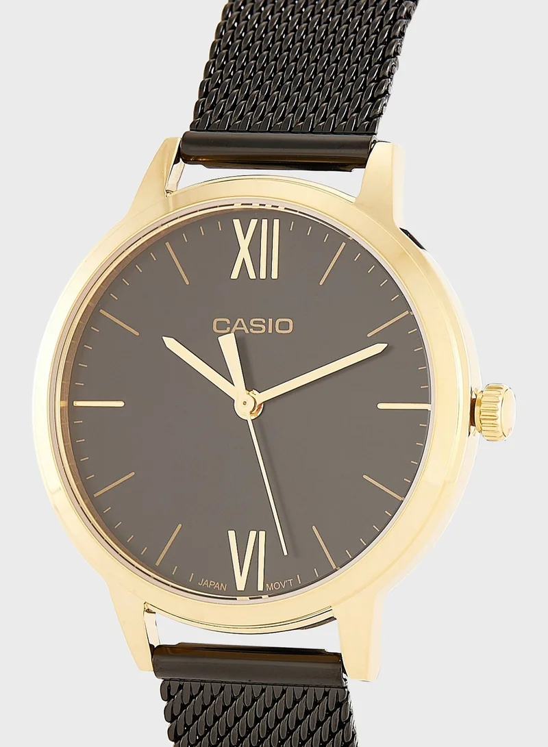 CASIO Steel Strap Analog Watch