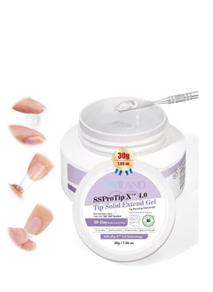 SAVILAND 30g Solid Nail Glue Gel: 30-Day Long Wear 2025 Gel Nail Glue Solid Gel Strong Adhesive for False Tips 3D Sculpture U V Nail Enthusiasts Home DIY