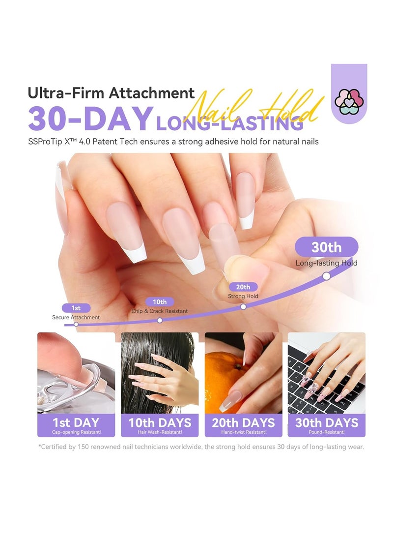 Saviland - SAVILAND 30g Solid Nail Glue Gel: 30-Day Long Wear 2025 Gel Nail Glue Solid Gel Strong Adhesive for False Tips 3D Sculpture U V Nail Enthusiasts Home DIY - Image 1