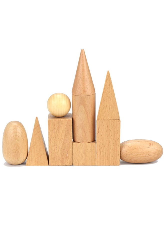 Montessori Geometric Mystery Bag Teaching Aids Montessori Toys For Young Children Early Education Building Blocks Educational Toys-Color:Home Edition Mystery Bag  - Image 1