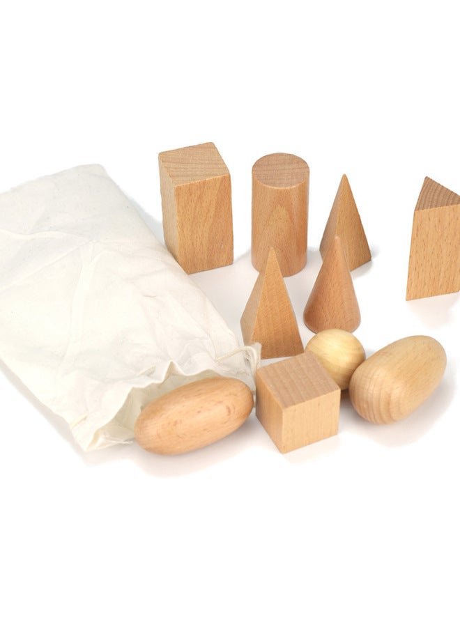 Montessori Geometric Mystery Bag Teaching Aids Montessori Toys For Young Children Early Education Building Blocks Educational Toys-Color:Home Edition Mystery Bag  - Image 3