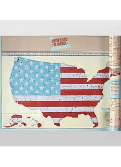 MARGOUN Scratch Off Map of The United Stated of America USA Travel Map Wall Poster  - Image 3