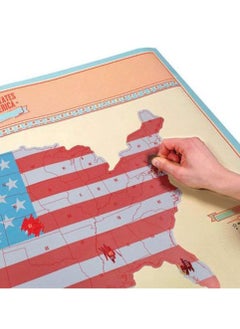 MARGOUN Scratch Off Map of The United Stated of America USA Travel Map Wall Poster  - Image 2