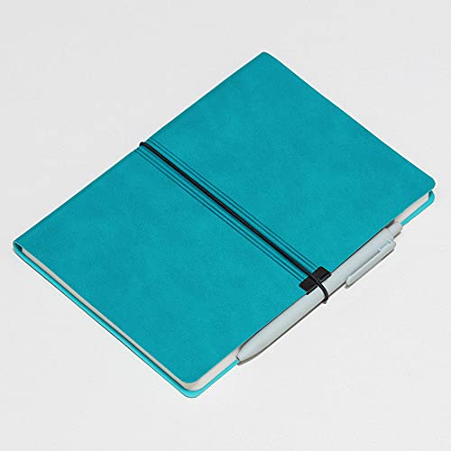 REGAL Exclusive A-5 PU Leather Notebook Diary Journal, Modern and Trendy Flexible Cover design with unique Elastic Band Closure,192 pages, 80 gsm (Turquoise) - Image 2