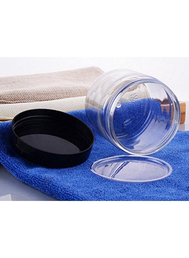 UPSTORE 100G3.3 Oz Jars Pet Plastic Empty Cosmetic Containers Cases Cream Lotion Box Ointments Bottle Food Bottle Makeup Pot Jar Pack Of 6Pcs - Image 5