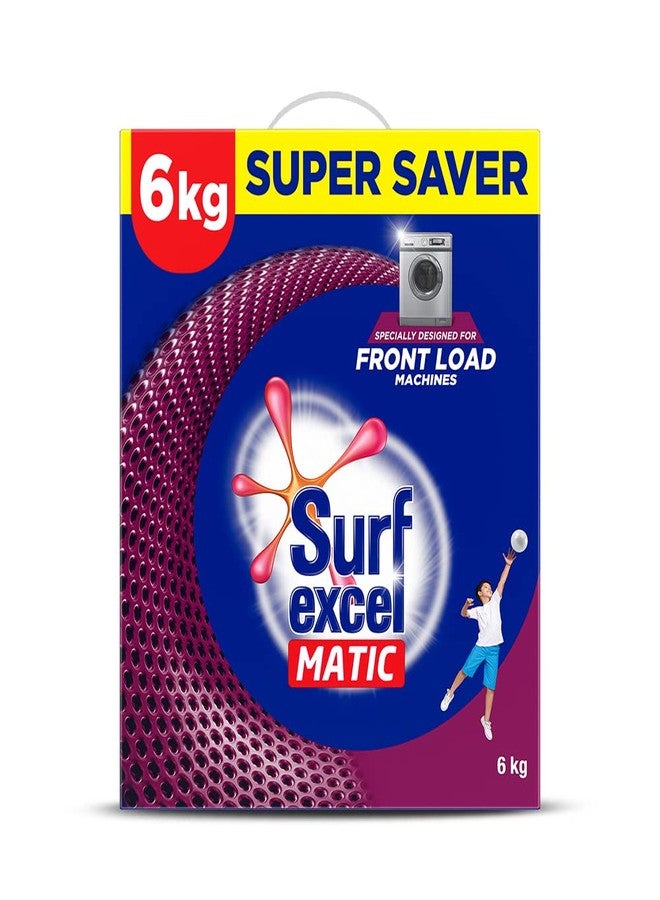 سيرف إيكسل مسحوق غسيل Surf Excel Matic للغسالات ذات التحميل الأمامي 4 كجم - للغسالات ذات التحميل الأمامي، بالإضافة إلى سائل غسيل Surf Excel 3 في 1 Smart Shots للغسالات ذات التحميل الأمامي والعلوي (مجموعة كومبو) - Image 2