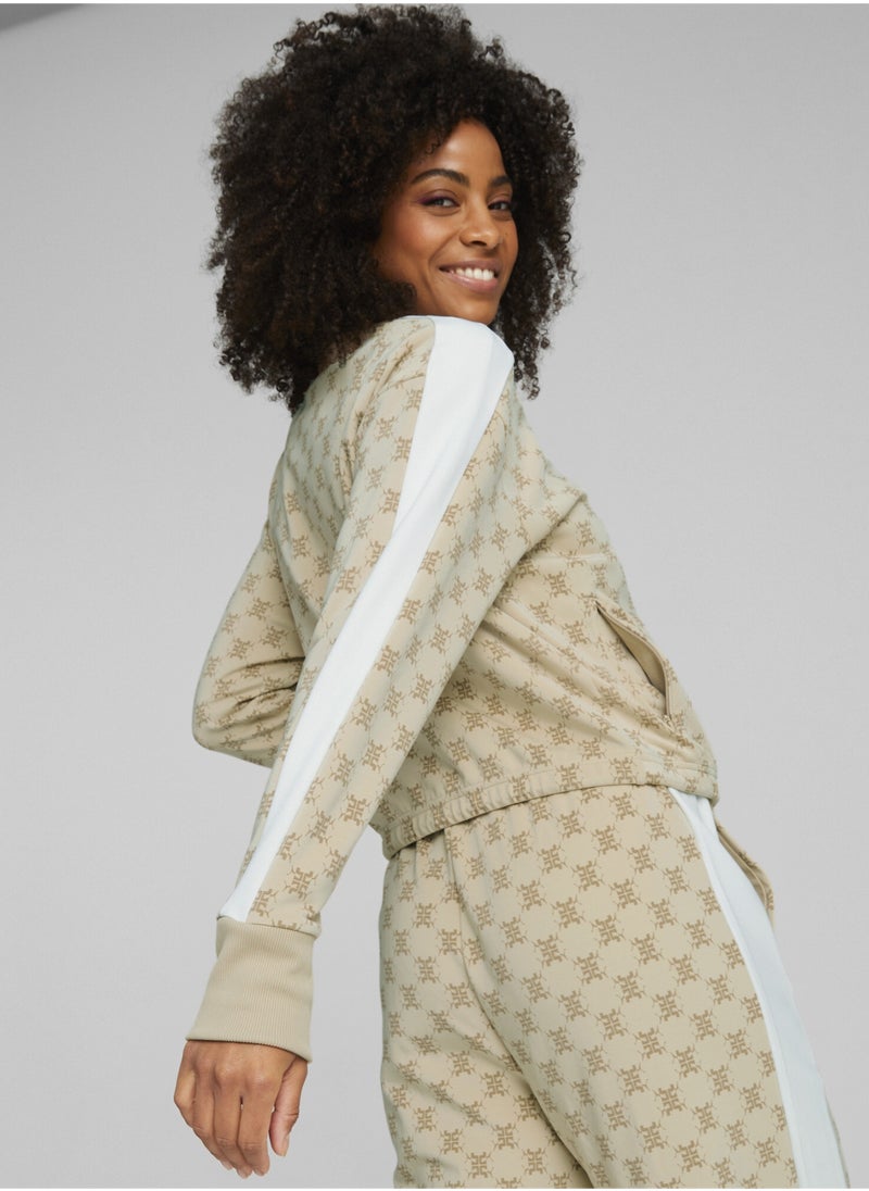 PUMA - T7 Womens Printed Track Jacket - Image 1