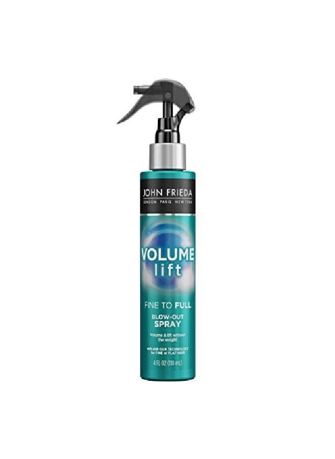 John Frieda Volume Lift Fine To Full Blowout Spray For Fine Hair Safe For Colortreated Hair Root Booster Volumizing Spray 4 Ounces With Airsilk Technology (Packaging May Vary)  - Image 2