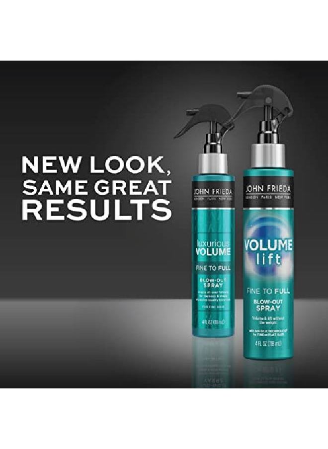 John Frieda Volume Lift Fine To Full Blowout Spray For Fine Hair Safe For Colortreated Hair Root Booster Volumizing Spray 4 Ounces With Airsilk Technology (Packaging May Vary)  - Image 4