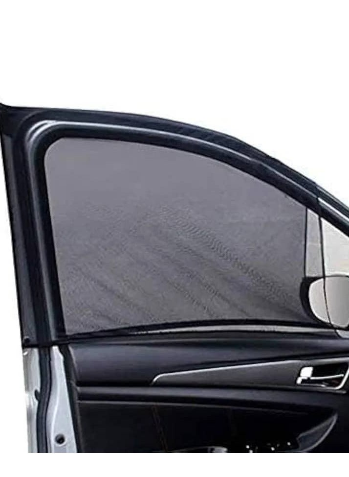 HL Car Window Sun Shade Side Window Sunshades Cling Sunshade For Car Windows Sun Glare And UV Rays Protection For Your Child Baby Side Window Car Sun Shades 2 Pack Universal - Image 1