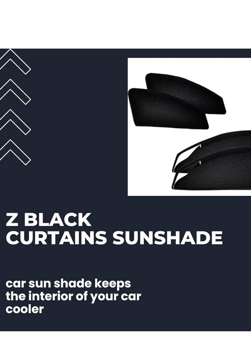 HL Car Window Sun Shade Side Window Sunshades Cling Sunshade For Car Windows Sun Glare And UV Rays Protection For Your Child Baby Side Window Car Sun Shades 2 Pack Universal - Image 5