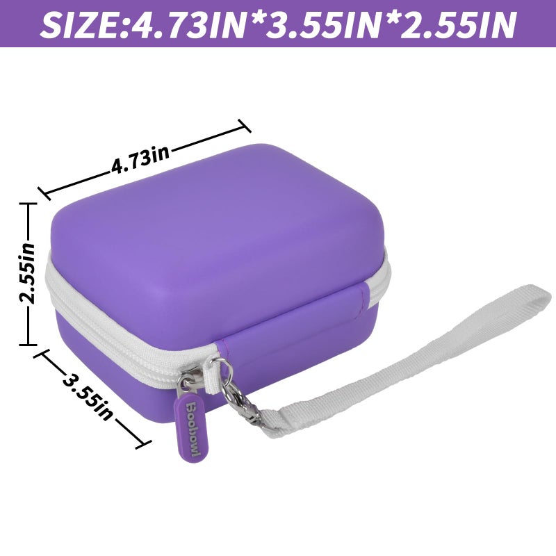 Boobowl Digital Camera Case Compatible with Yifecial/for EROOLU/for VAHOIALD/for Kaisoon/for Kodak Pixpro/for Canon PowerShot ELPH 180 190/ for Sony DSCW800 DSCW830 Digital Cameras for Travel (Purple) - Image 5
