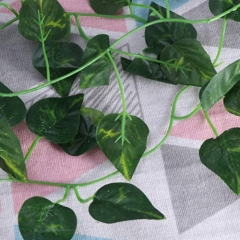 Hemoton Ivy Garland Artificial Hanging Ivy Fake Vine Garland Greenery Garland Indoor Plant Hanging Fake Plants Fake Scindapsus Fake Greenery Vine Plants Faux Plant Sweet Potato Green Dill - Image 5