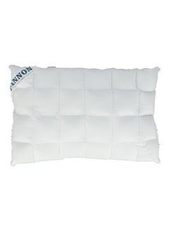 Cannon Rectangular Shaped Cotton Lattice Topper Pillow White 50 x 70 cm CN P50X70LPT 