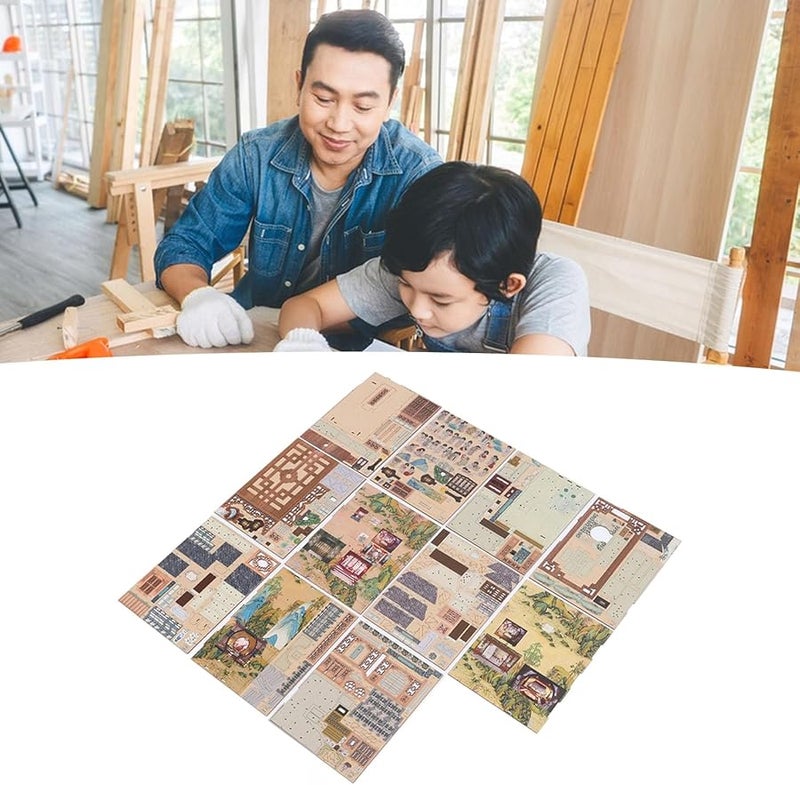 DIY Miniature Book Nook Kit 3D Wooden Puzzle With LED Lights For Bookshelf Decoration - Image 5