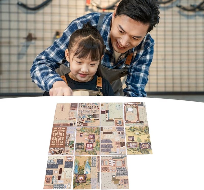 DIY Miniature Book Nook Kit 3D Wooden Puzzle With LED Lights For Bookshelf Decoration - Image 4