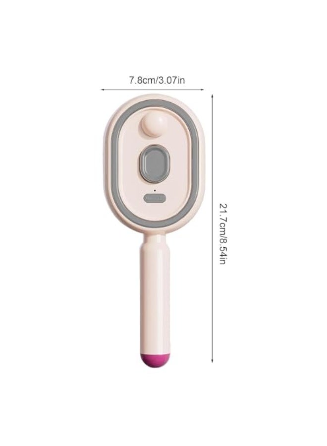 SKT Shiketro Steam Hair Straightener Brush,Rechargeable Detangling Comb with Oil, Measuring Cup - Steam Straightener,for Home Smoothing Curly Thick Straight Wavy Women Girls Travel Everyday - Image 5