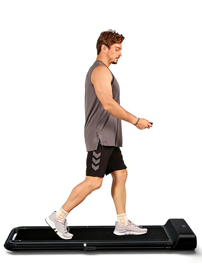 Favarey 2-in-1 Foldable Treadmill for Home, Under Desk Walking Pad with Handrail & Remote Control, 3HP Motor & 150kg Load Compact Small Treadmills, Includes Tablet Holder - Foldable Treadmill Pad for Small Space - Image 3