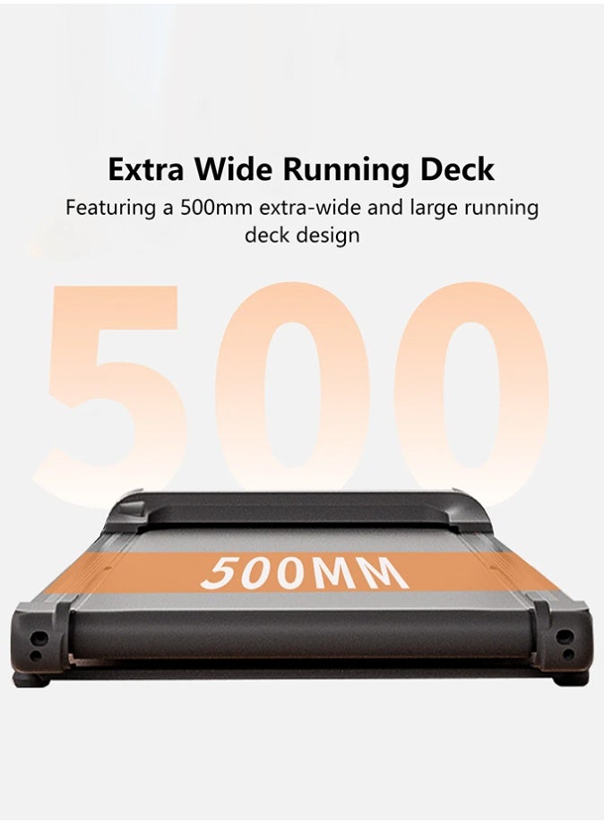 Favarey 2-in-1 Foldable Treadmill for Home, Under Desk Walking Pad with Handrail & Remote Control, 3HP Motor & 150kg Load Compact Small Treadmills, Includes Tablet Holder - Foldable Treadmill Pad for Small Space - Image 5