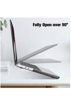 Generic Hard Shell Case Protective Snap On Cover Compatible with MacBook Pro 16 inch Case 2023-2021 Model A2780 A2485 M2 M1 Pro/Max Clip Full Protection Plastic Hard Shell Case (Crystal Black)  - Image 5