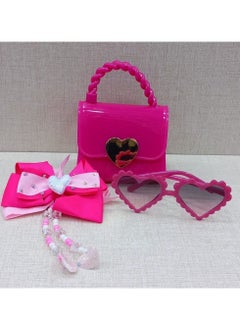 PACIFIC Pink Accessory Set for girls ( Sunglasses, Watch , Mini Bag ) 