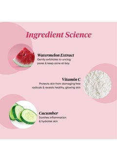 Dot & Key Watermelon Super Glow Gel Face Wash With Vitamin C & Cucumber; Face Wash For Glowing Skin Pigmentation And Dark Spot Reduction Normal Combination & Oily Skin; 100Ml  - Image 4