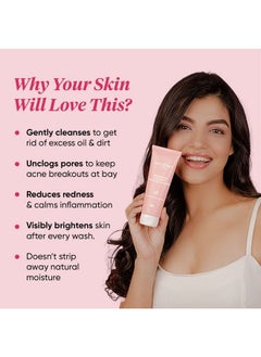Dot & Key Watermelon Super Glow Gel Face Wash With Vitamin C & Cucumber; Face Wash For Glowing Skin Pigmentation And Dark Spot Reduction Normal Combination & Oily Skin; 100Ml  - Image 3