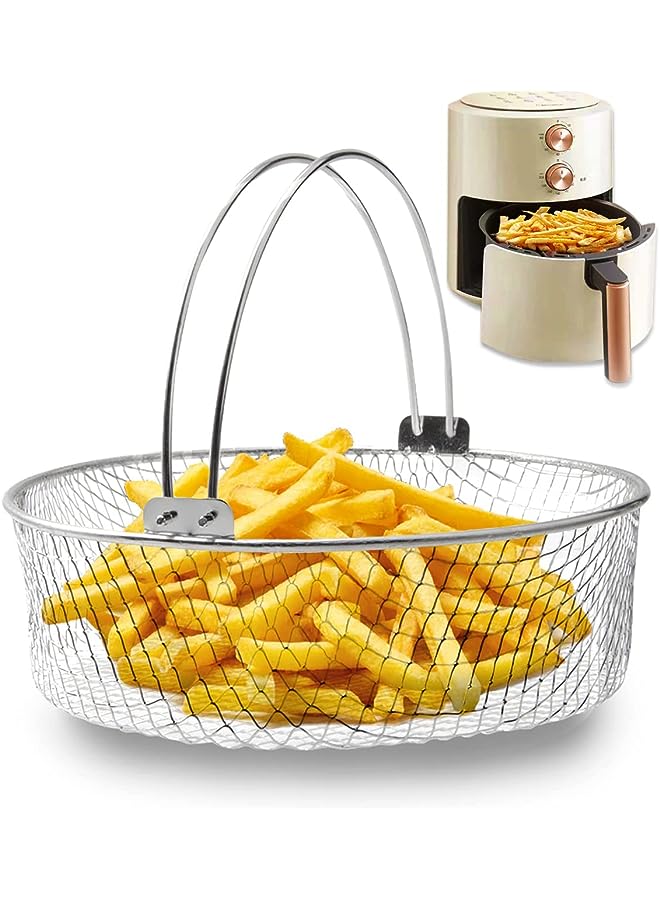 PROMASS Versatile Air Fryer Basket and Accessories for Instant Pot 6, 8Qt - Replacement Basket, Steamer Basket, and Mesh Basket - Enhance Your Air Frying Experience - Image 1