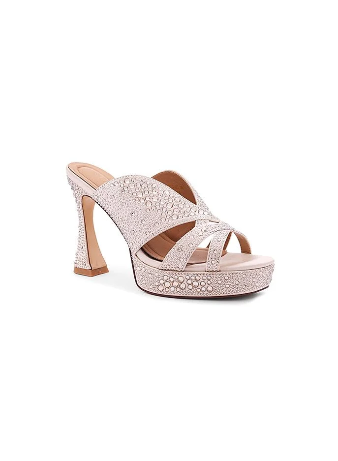 كابلي Cuple Embellished Platform Slingback Heels