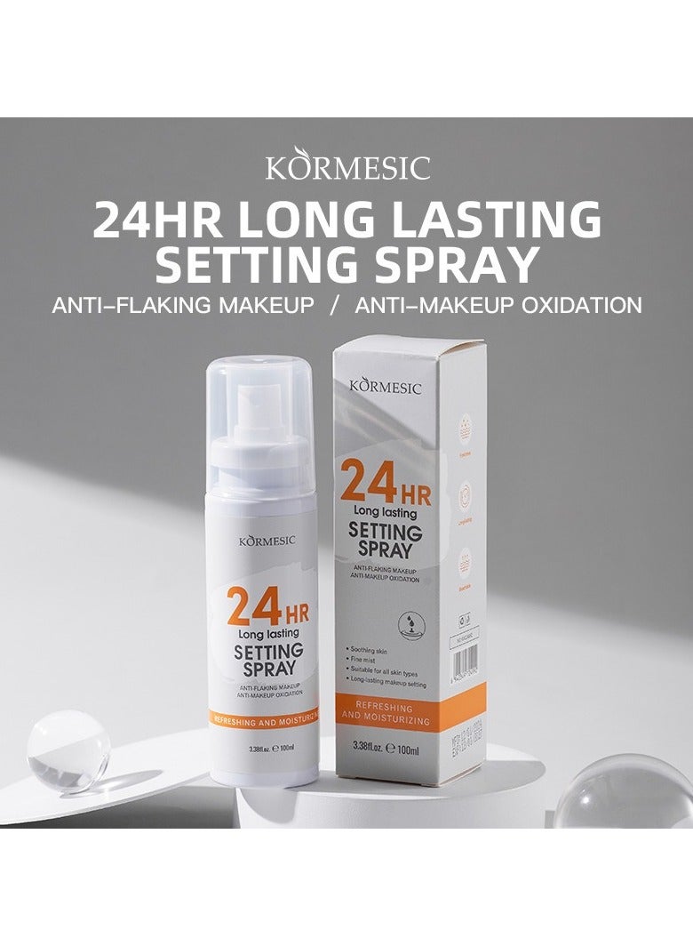 Kormesic 24H Makeup Setting Spray 100ml - Long-Lasting & Smudge-Proof Finish - Image 5