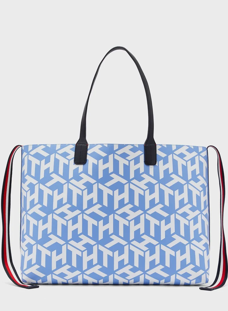 TOMMY HILFIGER Iconic Monogram Tote