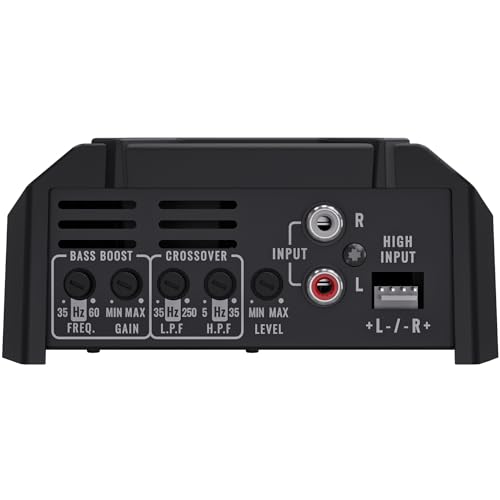 Stetsom IR 400.1 BASS 2 Ohms - Iron Line Digital Sub Amplifier, 2Ω Stable, Mono Car Audio, 400 Watts RMS, Compact Digital Amplifier, Full Range Sound Quality, Crossover, Bass Boost, for Subwoofers - Image 5