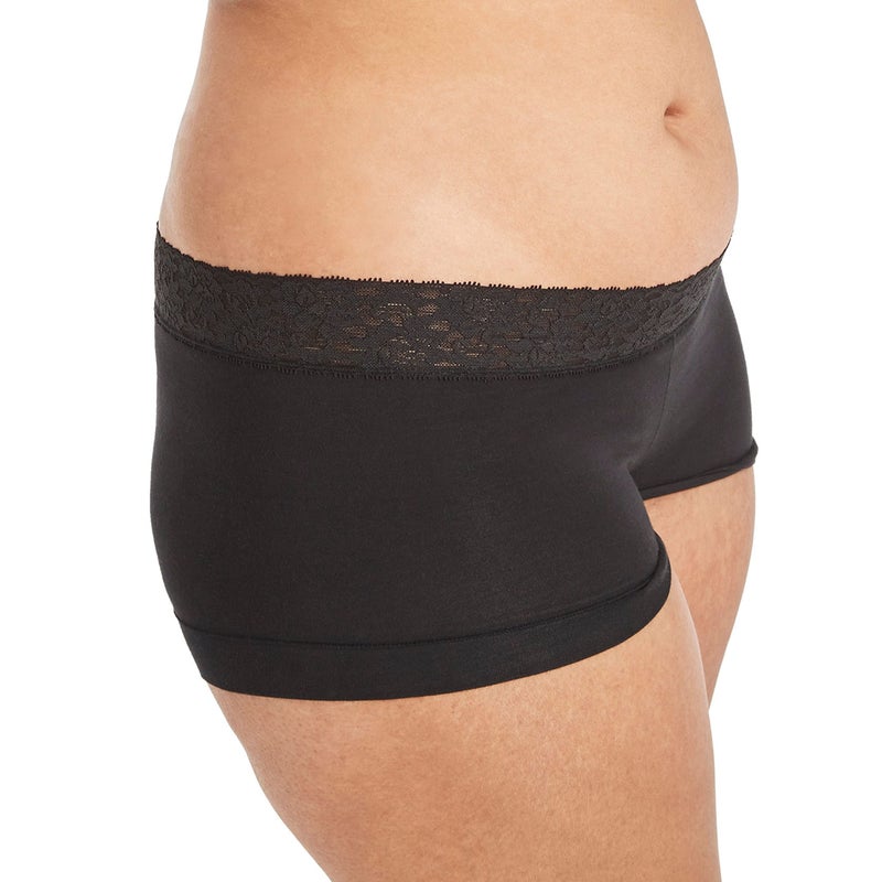 Maidenform Women's Underwear Boy Shorts Pack, 3-Pack, Stretch Cotton Underwear Women Pack, Comfy Boy short Panties for Women - Image 4