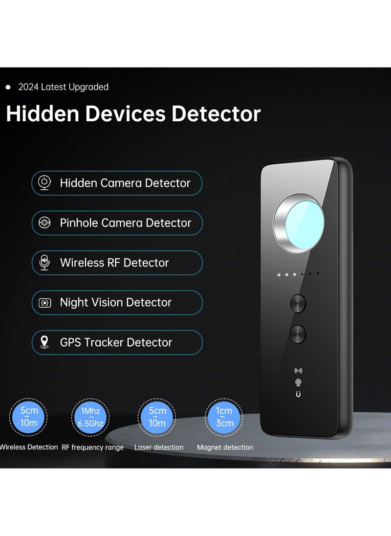 SYOSI - Hidden Camera Detector, Bug RF Scanner with 6 Levels Sensitivity and 4 Professional Modes, Hidden Devices Detector for Bathroom, Hotel, Car, Meeting, Office - Image 1