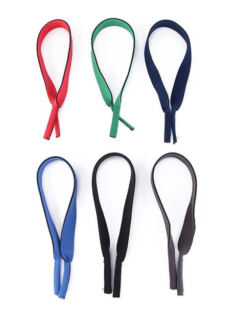 6 pcs Neoprene Eyeglasses Holder Strap, Non-slip Sports Sunglasses String Retainer, Eye Glasses Retainer Cord Chains Lanyards for Men Women Sports Outdoors Eyewear