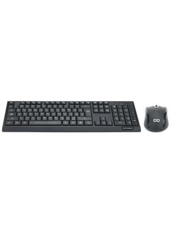 INFINIARC Wireless Keyboard and Mouse Combo, Full-size English/Arabic Keyboard, 104 Keys, 4 Buttons, USB, Windows 10/8/7/Vista/XP, PC/Laptop/Desktop  - Image 2
