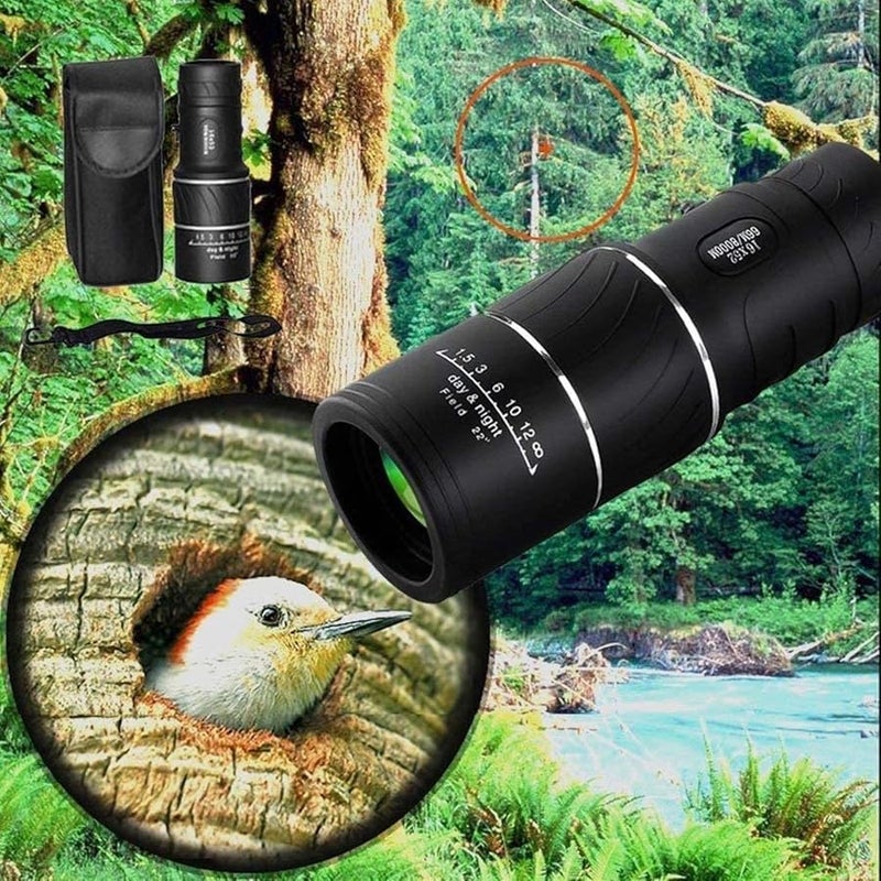 16x52 Waterproof Monocular Telescope For Bird Watching Camping Travel And Outdoor Activities - Image 3