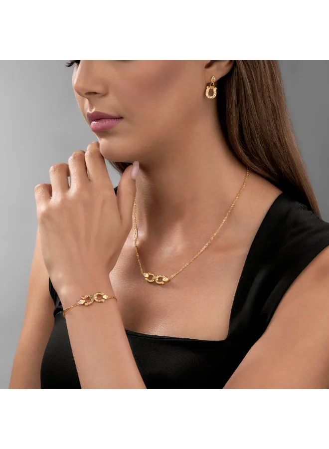 CERRUTI 1881 Gold Gabriella Gold Plated Stainless Steel Bracelet for Women 170mm for Women | Best Price UAE